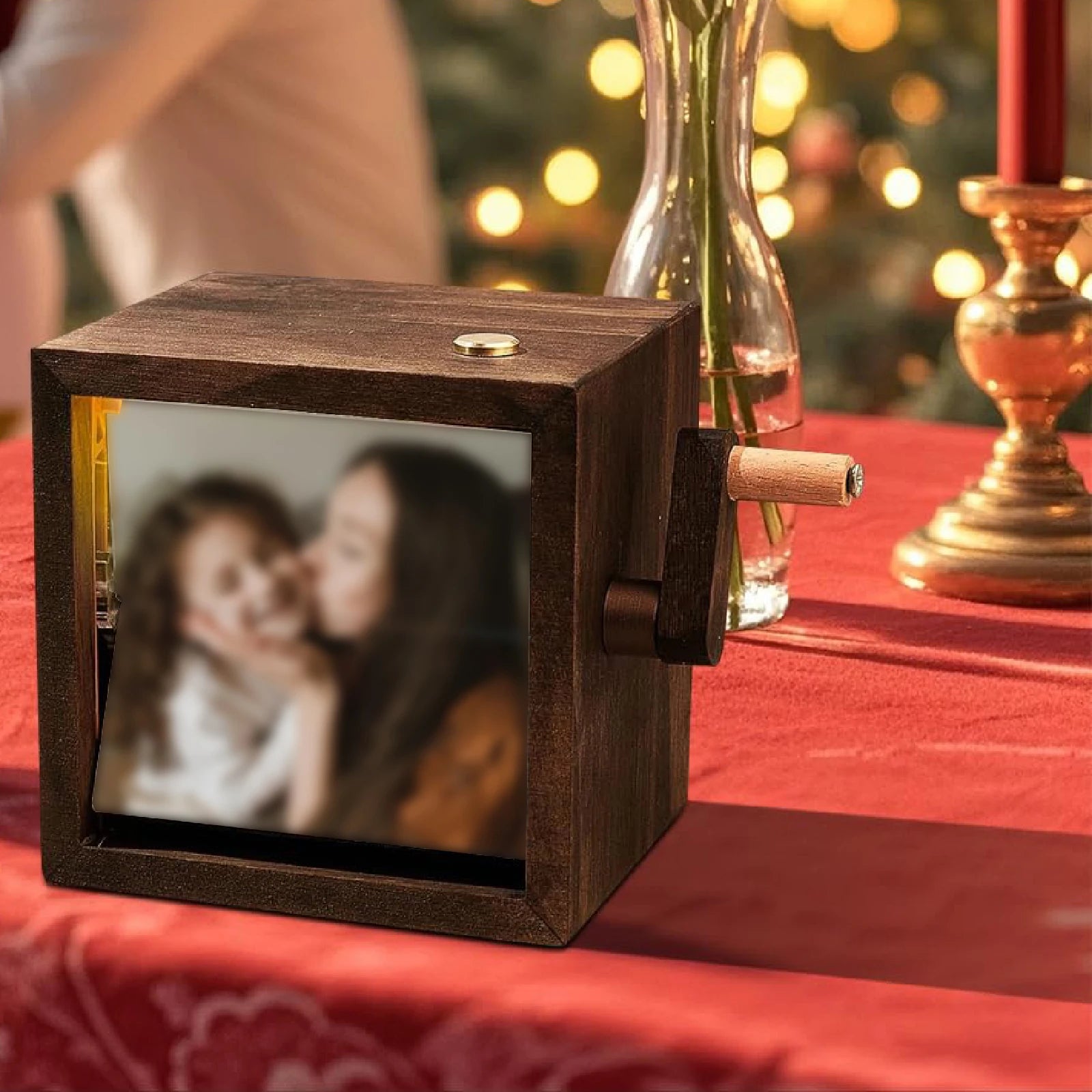 Photo Flip Book Frame DIY Hand Motion for Wedding Graduation Valentine's Day Photo Flipbook Display Box Flip Book Frame