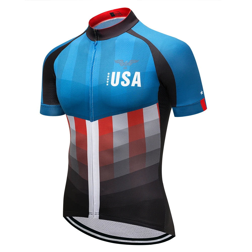 Weimostar Summer Men's Cycling Jersey Biking Shirt Racing Sport Bicycle Tops Ropa Ciclismo Pro Team MTB Bike Jersey Cycling Wear