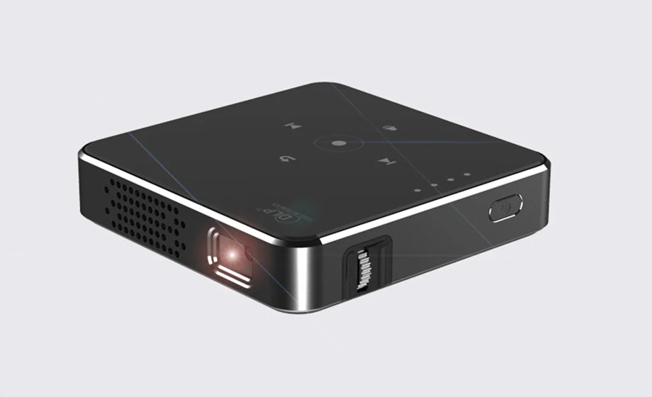 Smartldea New Mini dlp HD Projector support 1080p build in Battery Capacity wired Phone Mirroring proyector Home Theater beamer