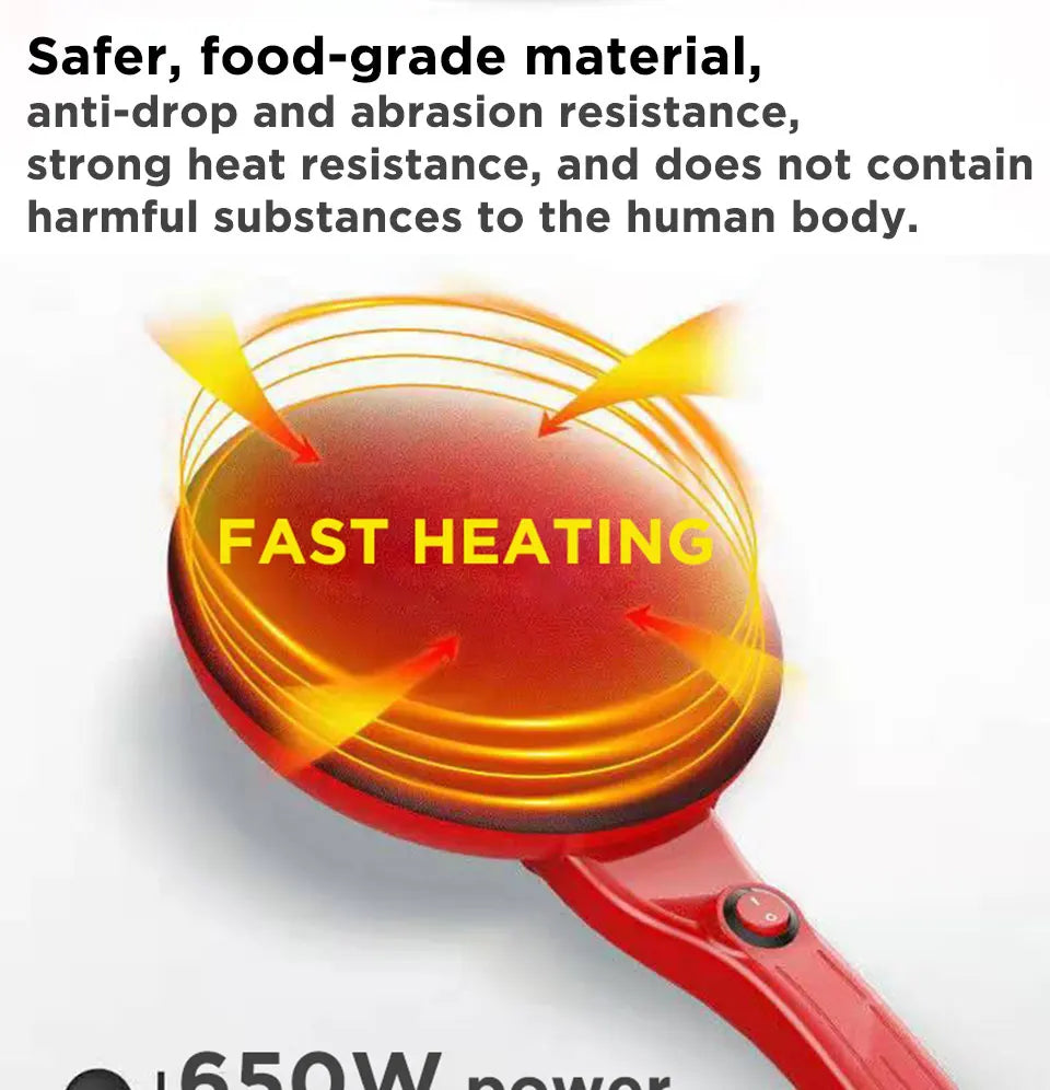 NEW 2026Electric Crepe Maker Pizza Pancake Machine NonStick Griddle Baking Pan Cake Machine Kitchen Appliance Cooking Tools 220V