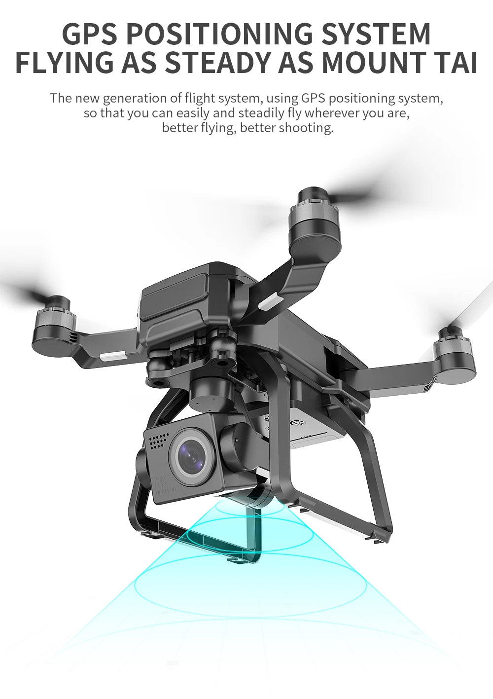 SJRC F7 PRO GPS Drone 4K Dual HD Camera 3-Axis Gimbal Professional Aerial Photography 3KM Brushless Quadcopter VS F11 4K Pro