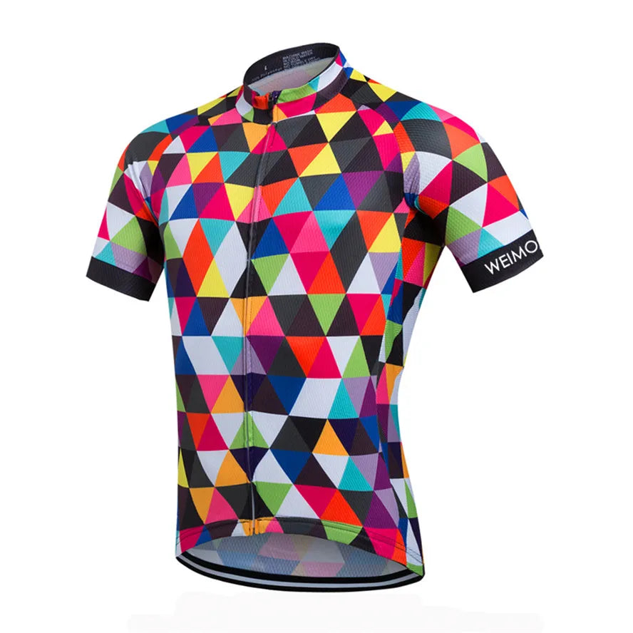 Weimostar Summer Men's Cycling Jersey Biking Shirt Racing Sport Bicycle Tops Ropa Ciclismo Pro Team MTB Bike Jersey Cycling Wear