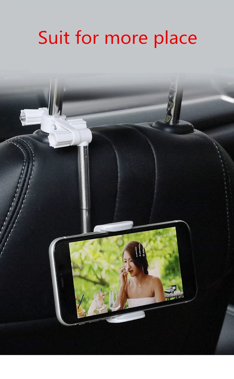 2022 New Car Rearview Mirror Mount Phone Holder For iPhone 12 GPS Seat Smartphone Car Phone Holder Stand Adjustable Support
