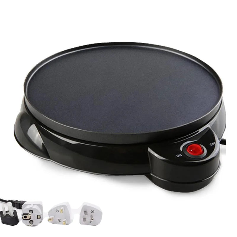 220V 2000W / 650W Kitchen Electric Crepe Maker Paratha Chapati Flat Bread Pizza Tortilla Maker Cooking Tools Appliance Bakeware
