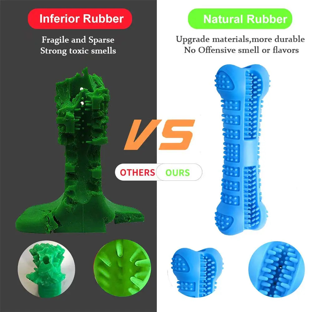 Soft Rubber Dog Toothbrushes Puppy Toys Dog Brush Stick 360 Degree Teeth Cleaning Toothpaste for Small Dogs Pet Toothbrush