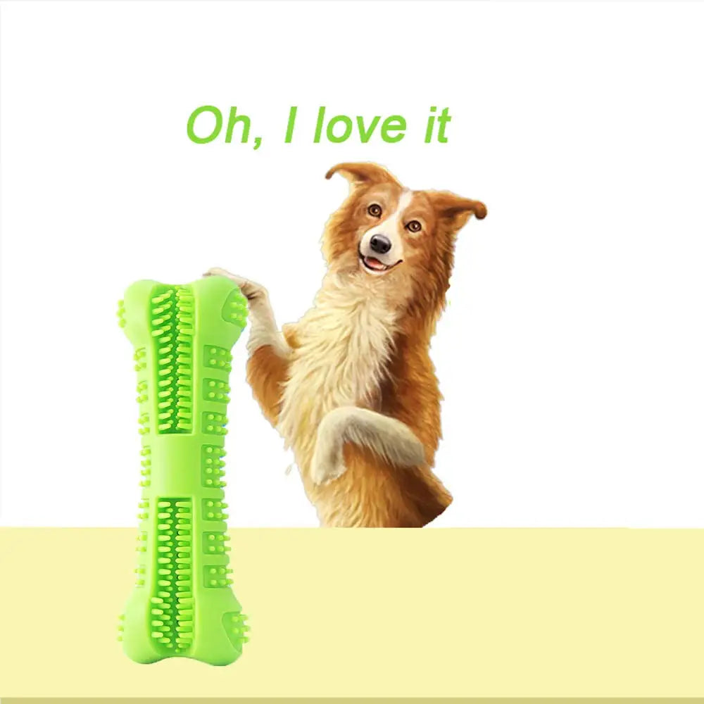 Soft Rubber Dog Toothbrushes Puppy Toys Dog Brush Stick 360 Degree Teeth Cleaning Toothpaste for Small Dogs Pet Toothbrush