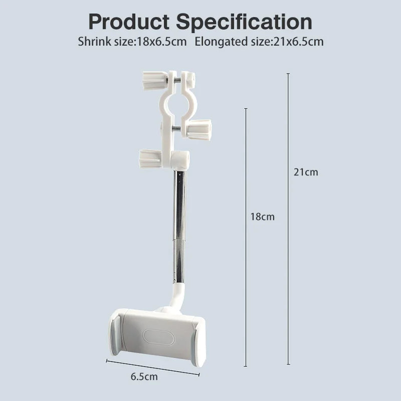 2022 New Car Rearview Mirror Mount Phone Holder For iPhone 12 GPS Seat Smartphone Car Phone Holder Stand Adjustable Support