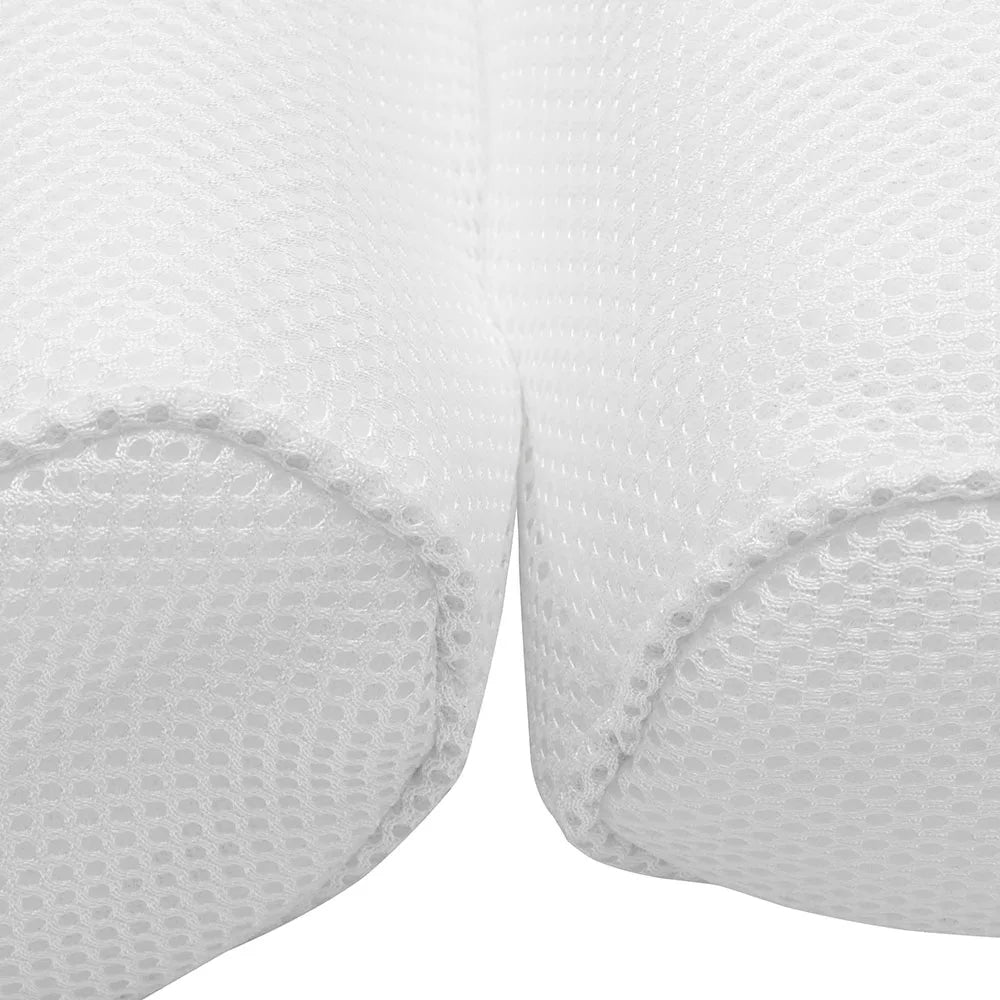 3D Mesh Massage Machine Washable Bath Pillow Bathtub Sucker Back Cushion