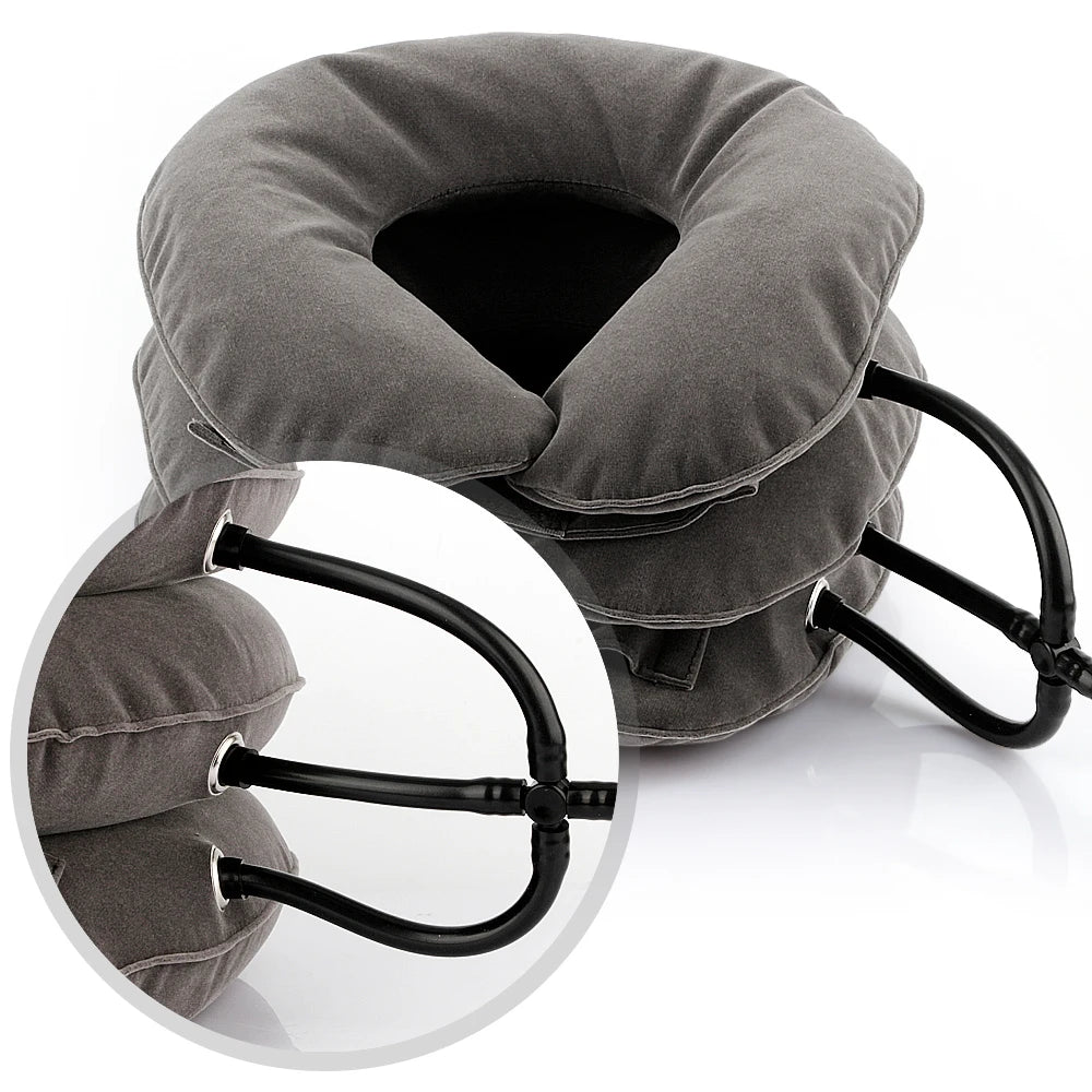 Cervical Neck Traction Medical Correction Device Cervical Support Posture Corrector Neck Stretcher Relaxation Inflatable Collar