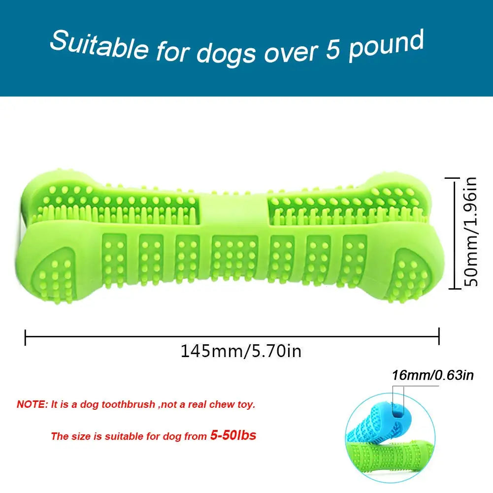 Soft Rubber Dog Toothbrushes Puppy Toys Dog Brush Stick 360 Degree Teeth Cleaning Toothpaste for Small Dogs Pet Toothbrush