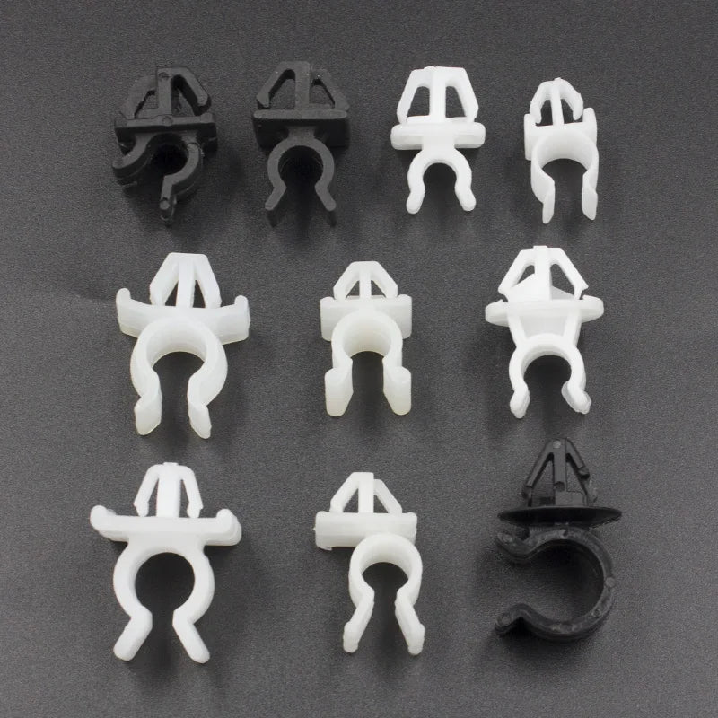 20 PCS Car Fastener Hood Bonnet Prop Rod Support Clip nylon plastic retainer for Toyota Nissan Benz Hyundai Honda