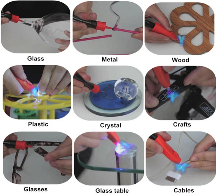 UV Light Glue Super Glue 5 Seconds Fix Adhesives Sealer Glass Metal Plastic Model Data Lines Crack Caulk High Temperature Repair