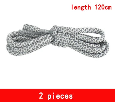 Reflective Shoelaces Sneaker Shoelace Sport Shoelaces Round Rope Shoe Laces Length 120CM Shoelaces Strings