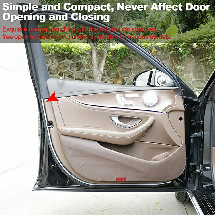 OKEEN 47inch LED Car Door Welcome Lights Flexible Door Opening Warning Strip Light  Auto Decorative Strobe Safety Side Light 12V