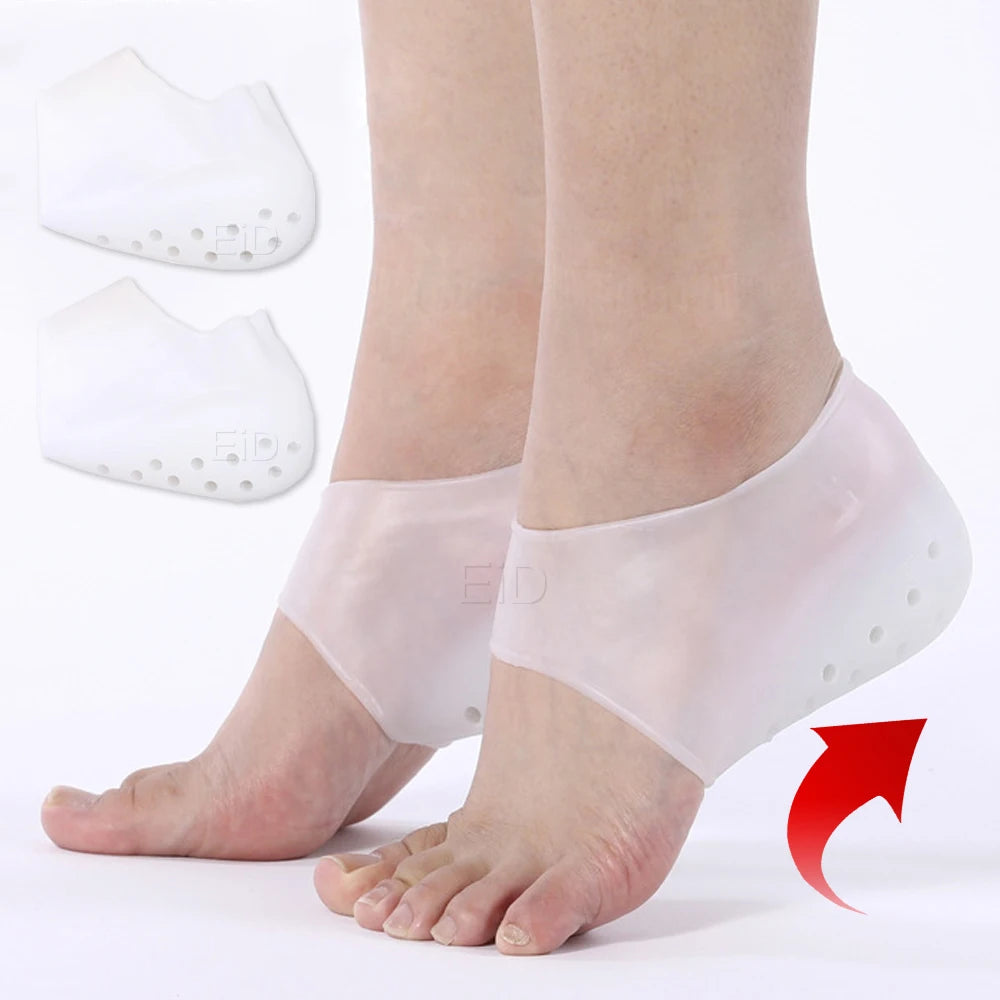 EiD 2cm 3cm 4cm Silicone Invisible Height Increase Insole Height Lift Taller 2in1 Soft Sock Shoes Pad for Men Women dropshipping