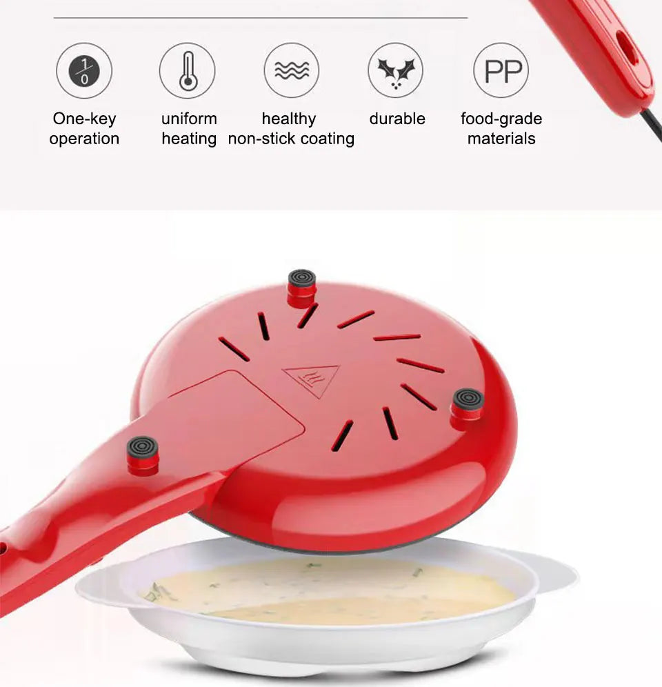 NEW 2026Electric Crepe Maker Pizza Pancake Machine NonStick Griddle Baking Pan Cake Machine Kitchen Appliance Cooking Tools 220V