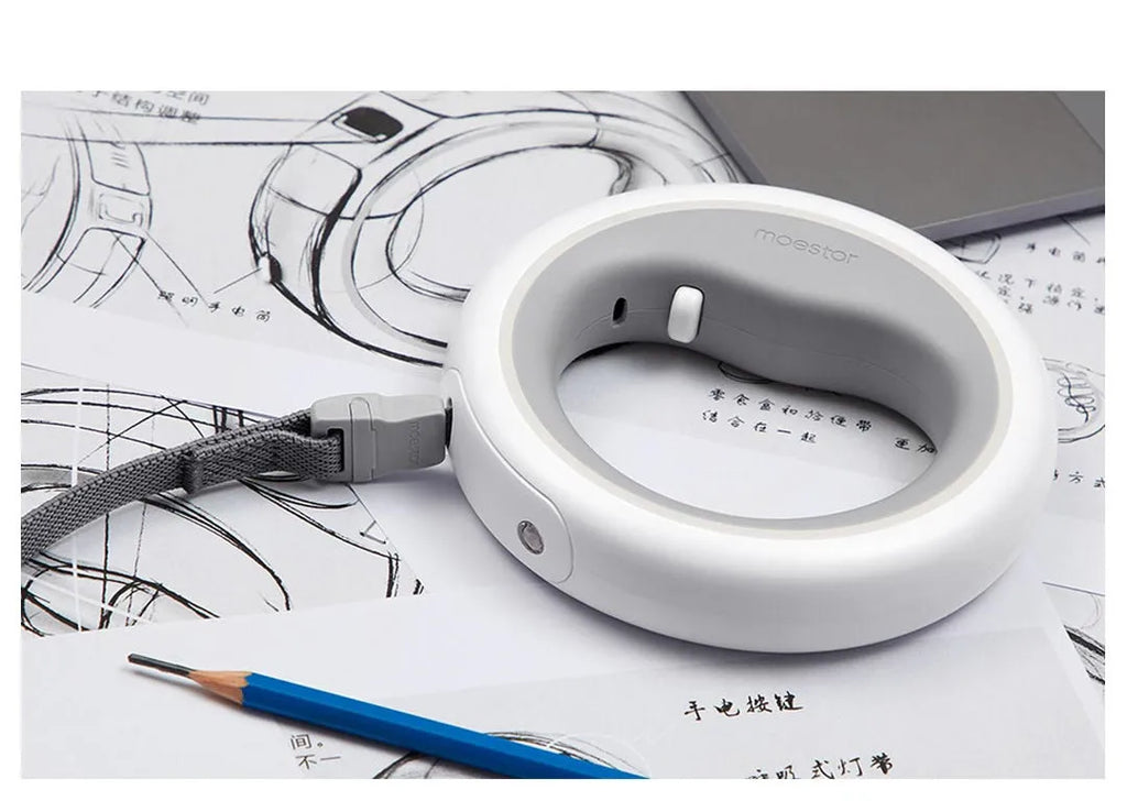 MOESTAR UFO 2.6m Retractable Pet Leash Rechargeable LED Night Light 50kg Static Tension Dog Traction Rope