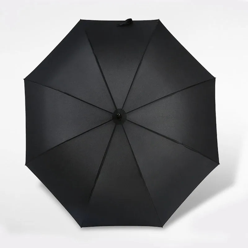 8K Creative black Japanese Long Handle Large Windproof Samurai Sword Umbrella Japan Ninja Sun Umbrella Straight Umbrella Open