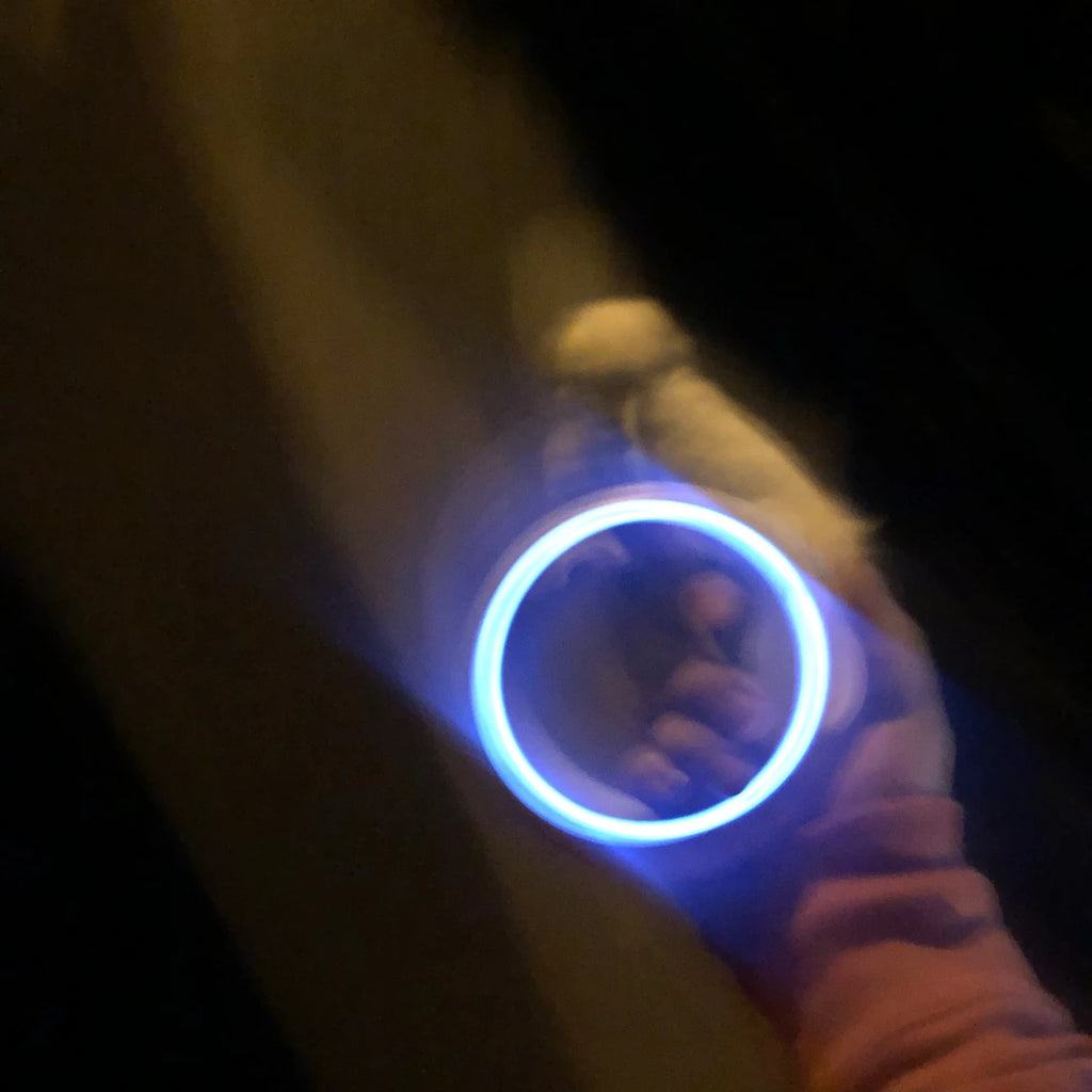 MOESTAR UFO 2.6m Retractable Pet Leash Rechargeable LED Night Light 50kg Static Tension Dog Traction Rope