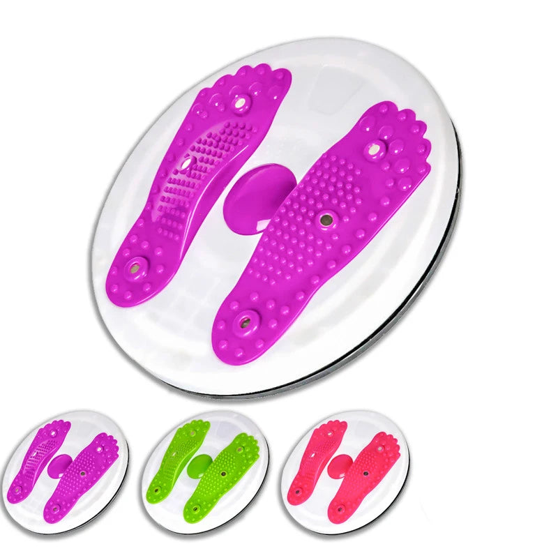Waist Twisting Disc for Waist Trainer, Abdominal Exercise, Foot Massage Plate, Body Building Fitness