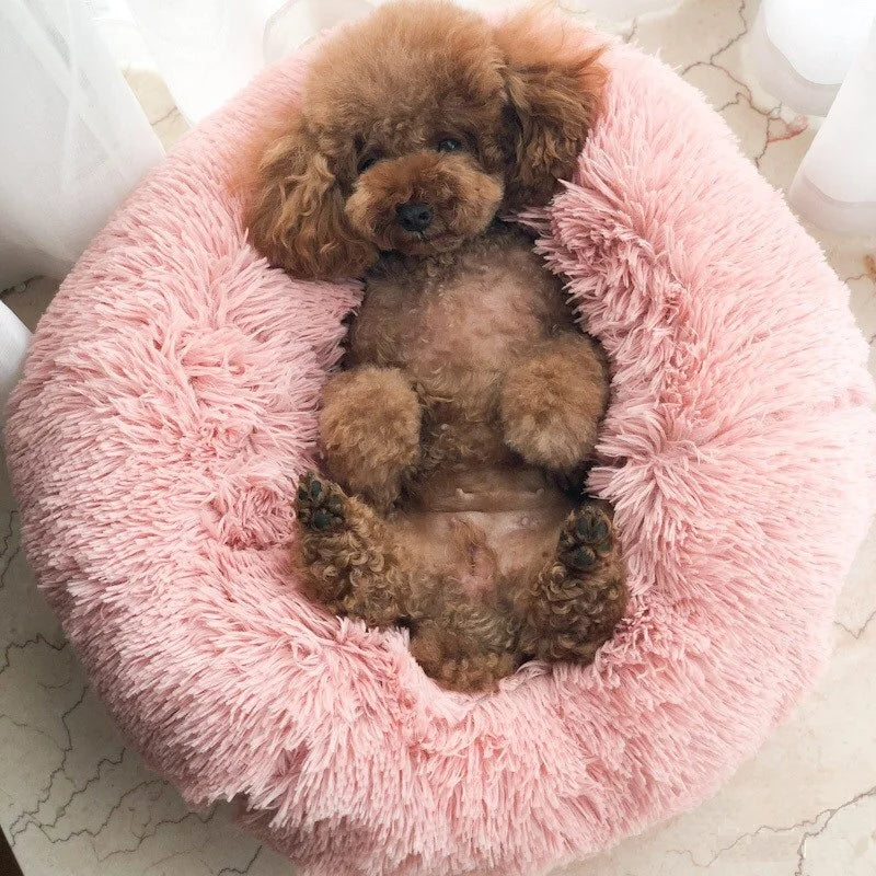 Plush Cat Bed Pet House Soft Long Plush Cat Cushion Mat Dog Bed For Small Dog Cat Nest Winter Warm Kitty Sleeping Bed Puppy Mat
