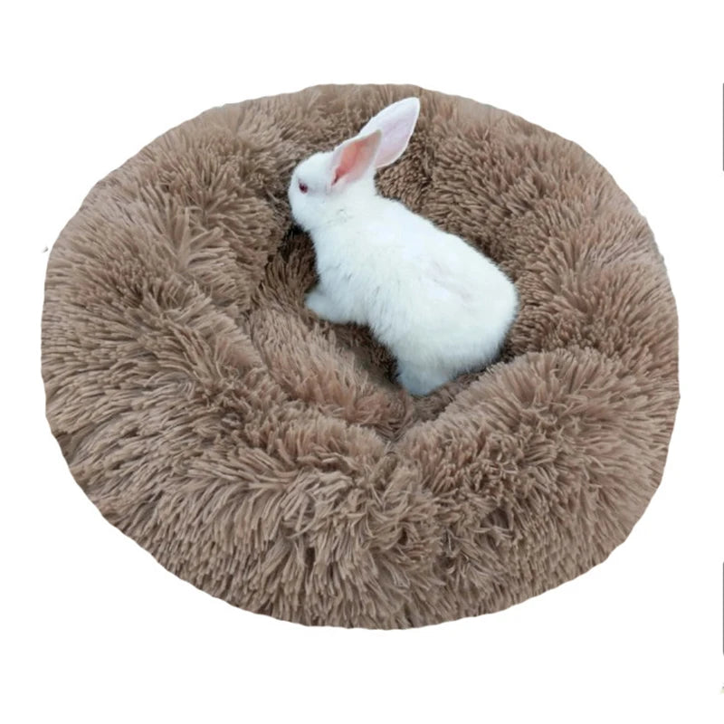 Plush Cat Bed Pet House Soft Long Plush Cat Cushion Mat Dog Bed For Small Dog Cat Nest Winter Warm Kitty Sleeping Bed Puppy Mat