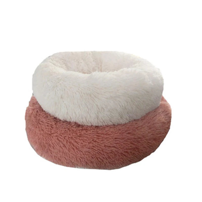 Plush Cat Bed Pet House Soft Long Plush Cat Cushion Mat Dog Bed For Small Dog Cat Nest Winter Warm Kitty Sleeping Bed Puppy Mat