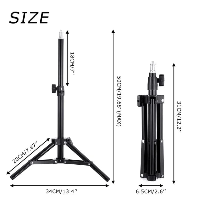 33cm LED Selfie Ring Light Photography Lights Warm Cold Lamp With Tripod Dimmable USB Ringlight For Tiktok Video Live Fill Lamp