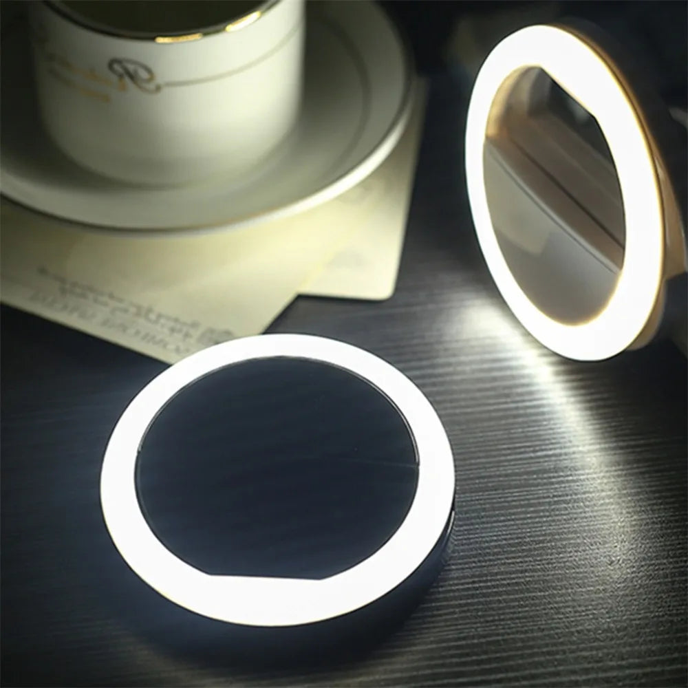 Mobile Phone Selfie Ring Lens 3-level Brightness Portable Fill Light Lamp Clip-on For Smartphone Light