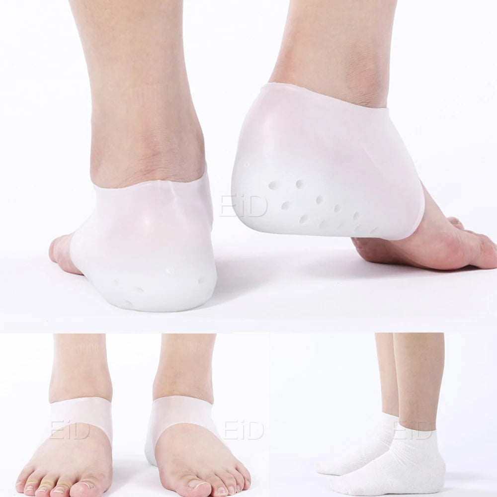 EiD 2cm 3cm 4cm Silicone Invisible Height Increase Insole Height Lift Taller 2in1 Soft Sock Shoes Pad for Men Women dropshipping