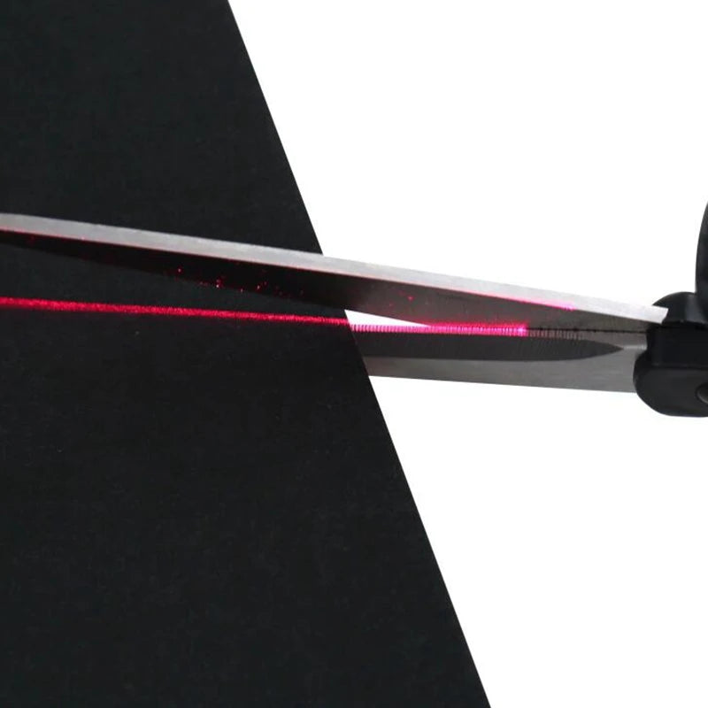 Laser Guided Sewing Scissors Infrared Positioning Laser Stainless Steel Scissors For Needlework Sewing Supplies Professional DIY