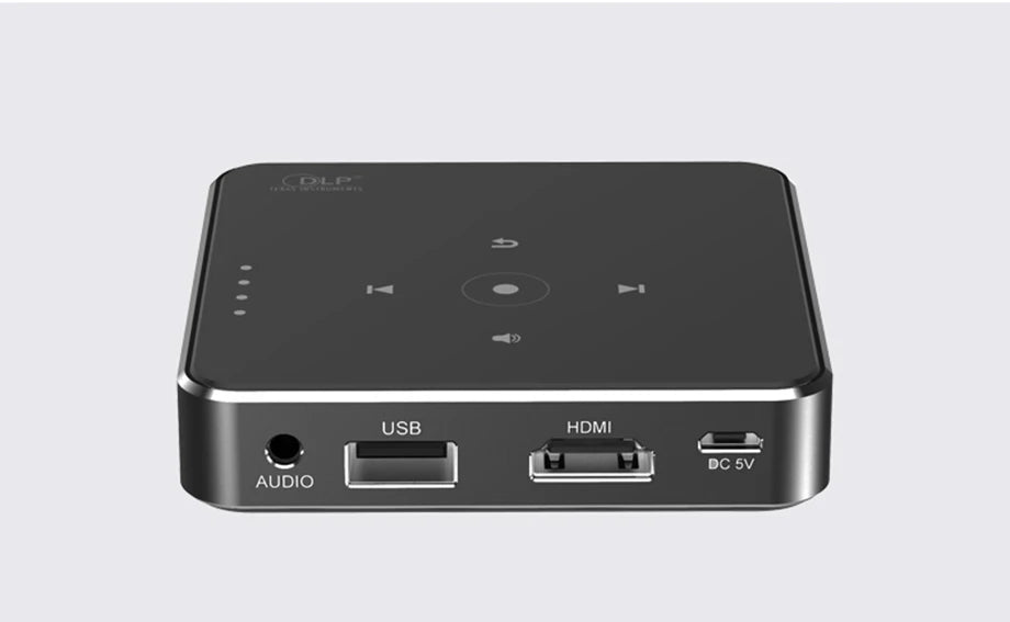 Smartldea New Mini dlp HD Projector support 1080p build in Battery Capacity wired Phone Mirroring proyector Home Theater beamer