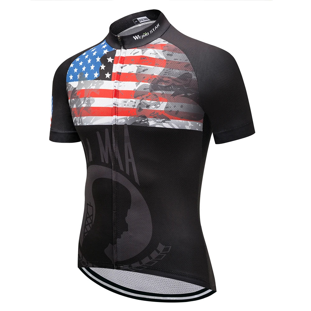 Weimostar Summer Men's Cycling Jersey Biking Shirt Racing Sport Bicycle Tops Ropa Ciclismo Pro Team MTB Bike Jersey Cycling Wear