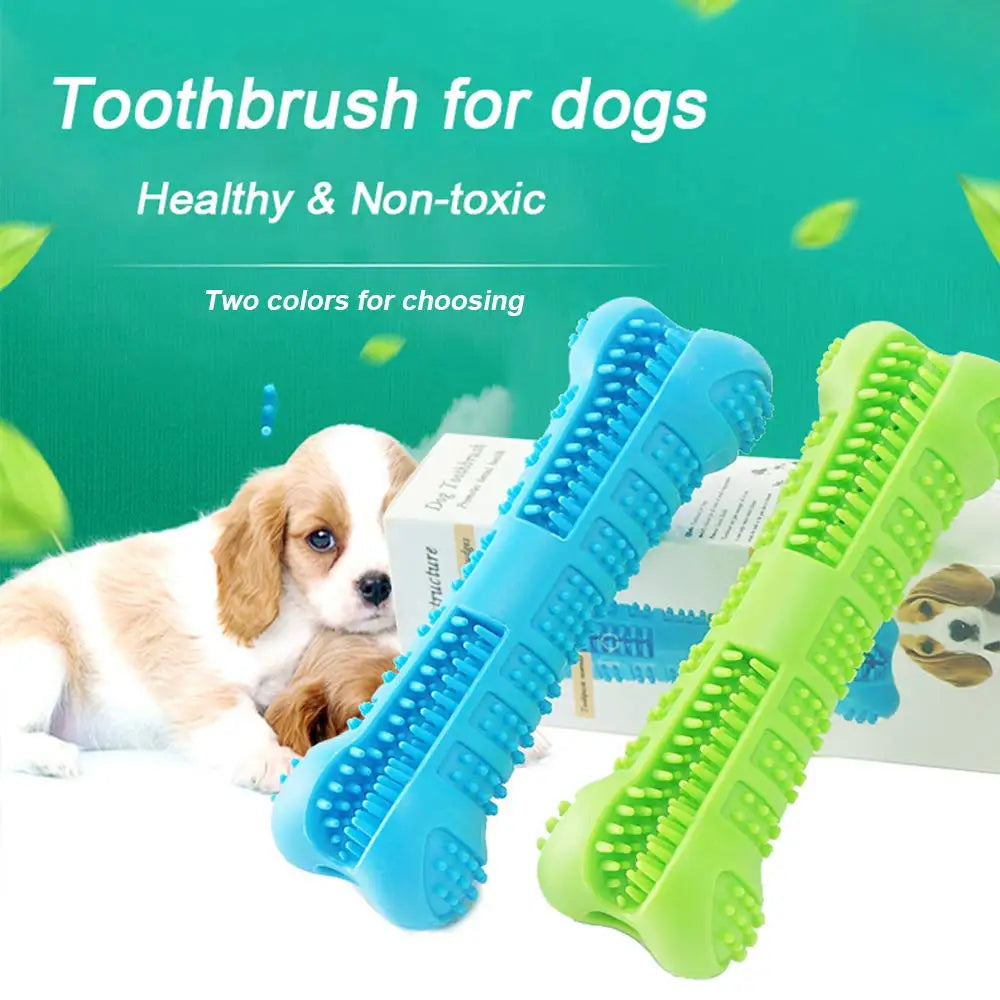 Soft Rubber Dog Toothbrushes Puppy Toys Dog Brush Stick 360 Degree Teeth Cleaning Toothpaste for Small Dogs Pet Toothbrush