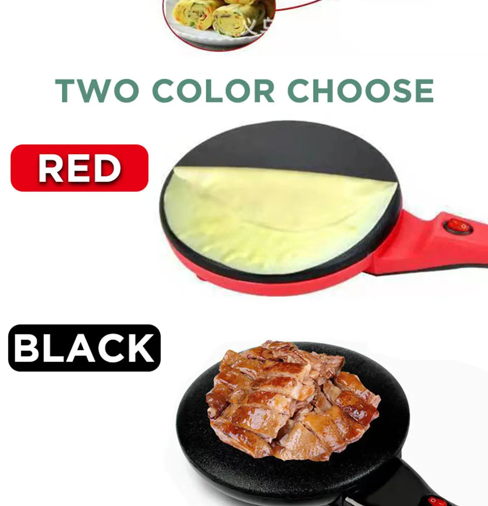 NEW 2026Electric Crepe Maker Pizza Pancake Machine NonStick Griddle Baking Pan Cake Machine Kitchen Appliance Cooking Tools 220V