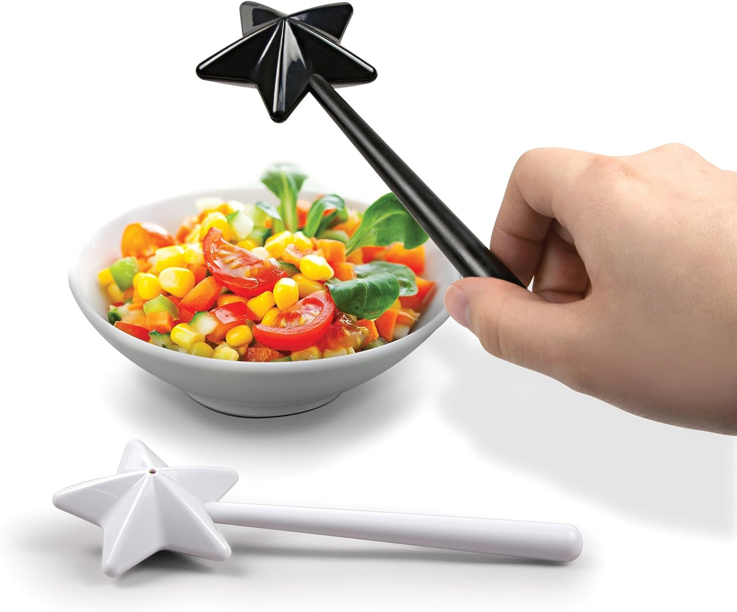 Portable Salt Pepper Shakers  Refillable Magical Star Wand Spice Dispenser Seasoning Shaker Set Kitchen & Dining BBQ Supplies바비큐