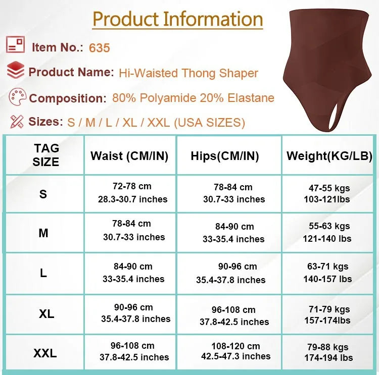 Women's High Waist ThongT-backCross X Shaping Tummy Control Panties Strong Body Shaping Waist Cincher Hip Lifter Seamless