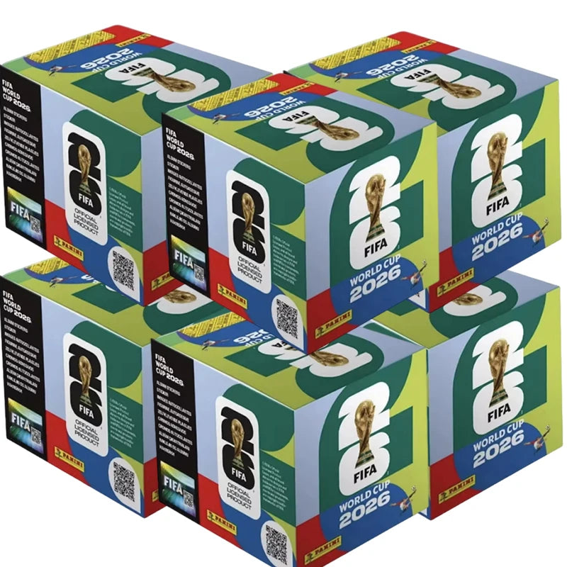 Genuine Panini 2026 FIFA World Cup Sticker Album Limited Gold Silver Official 2026 Stickers Collection Football Souvenir Gift