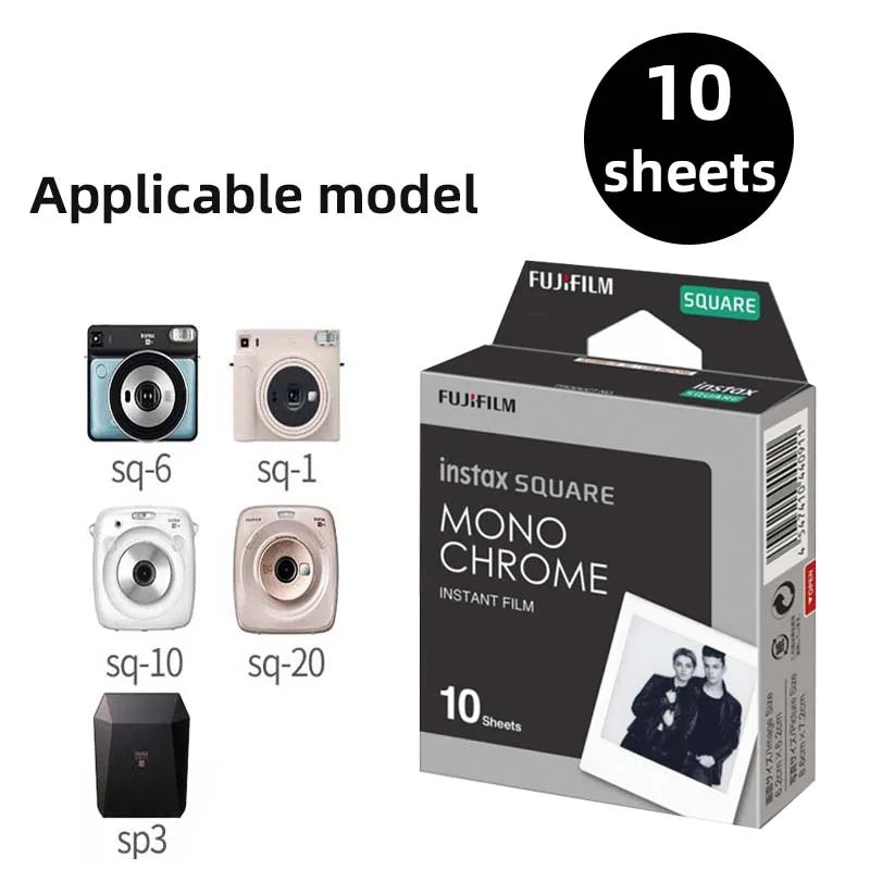 Fujifilm Instax Square White Edge Films Photo Paper 10-100 Sheets for Instax SQ10 SQ6 SQ20 Instant Camera Share SP-3 Printer
