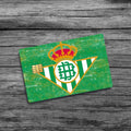 Football R-Real B-Betis Bank Credit Cards Bus Pass Stickers Cool Decoration Waterproof 4PCS Card