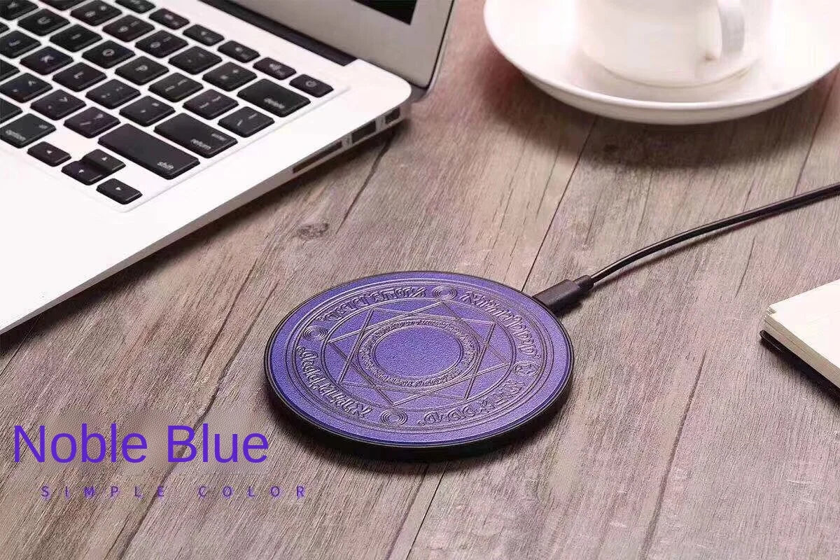 Fast Charging 10W Multifunction Rapid Charger Creative Magic Array Wireless Charger Mobile Phone Universal Emittin Light