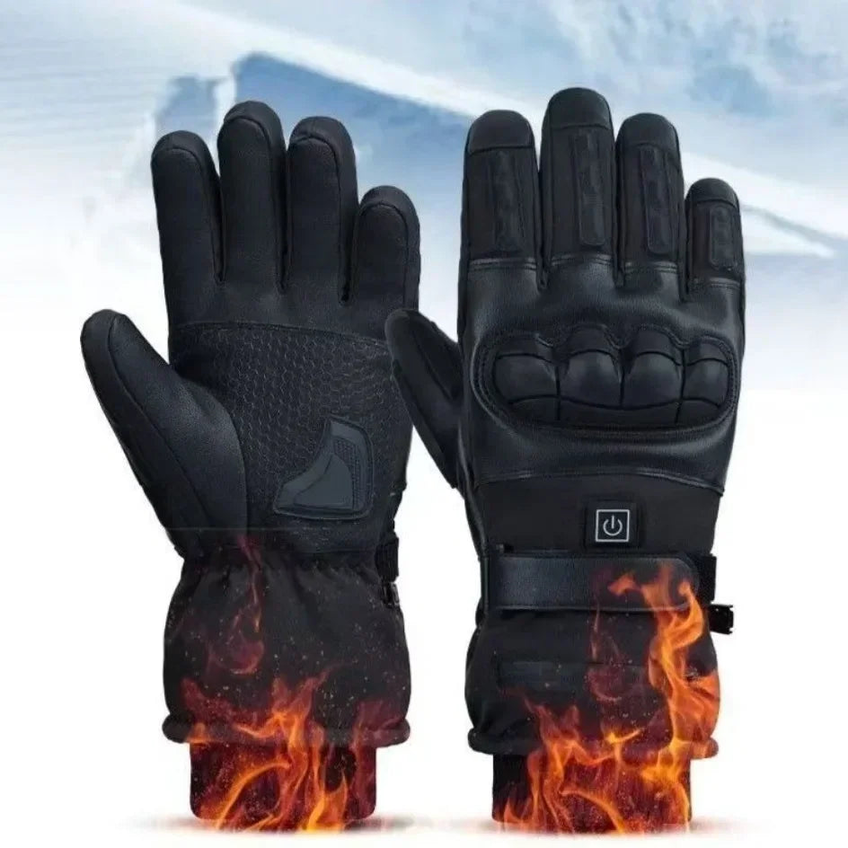 Heated Motorcycle Gloves for Men Tactical Winter Gloves Bicycle Supplies Skiing Gear Bike Accessories Warm Cycling