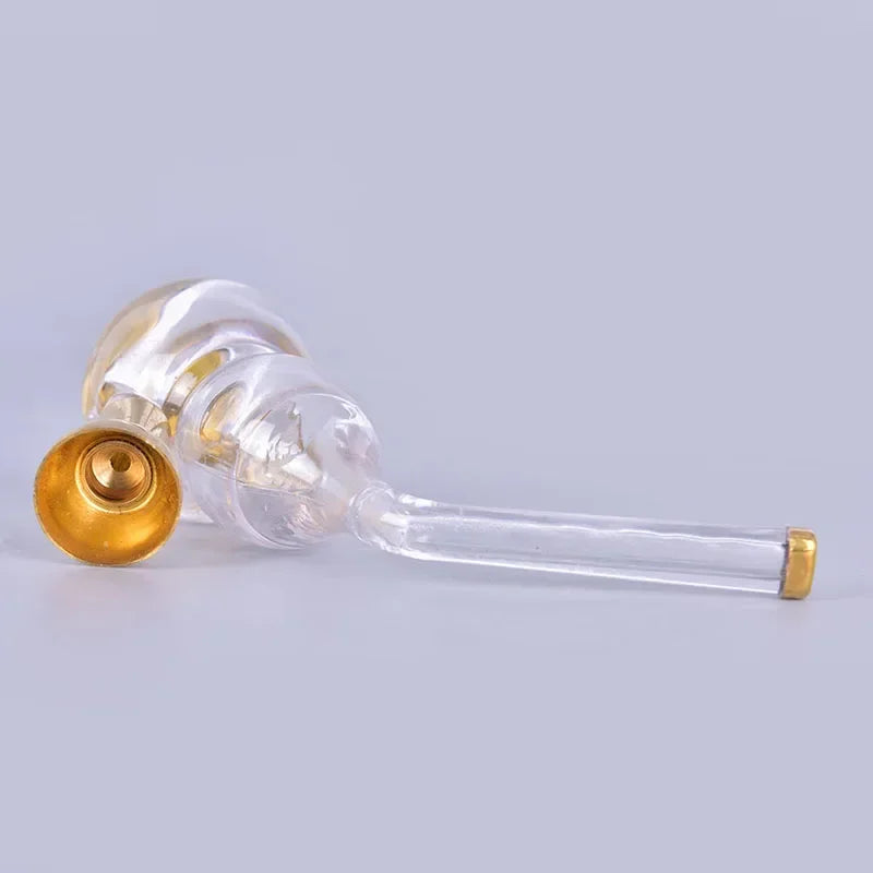 Dual purpose exquisite water bottle Gourd shaped Transparent pipe Tar Filtration Recyclable Smoking Holders Smoking Accessories