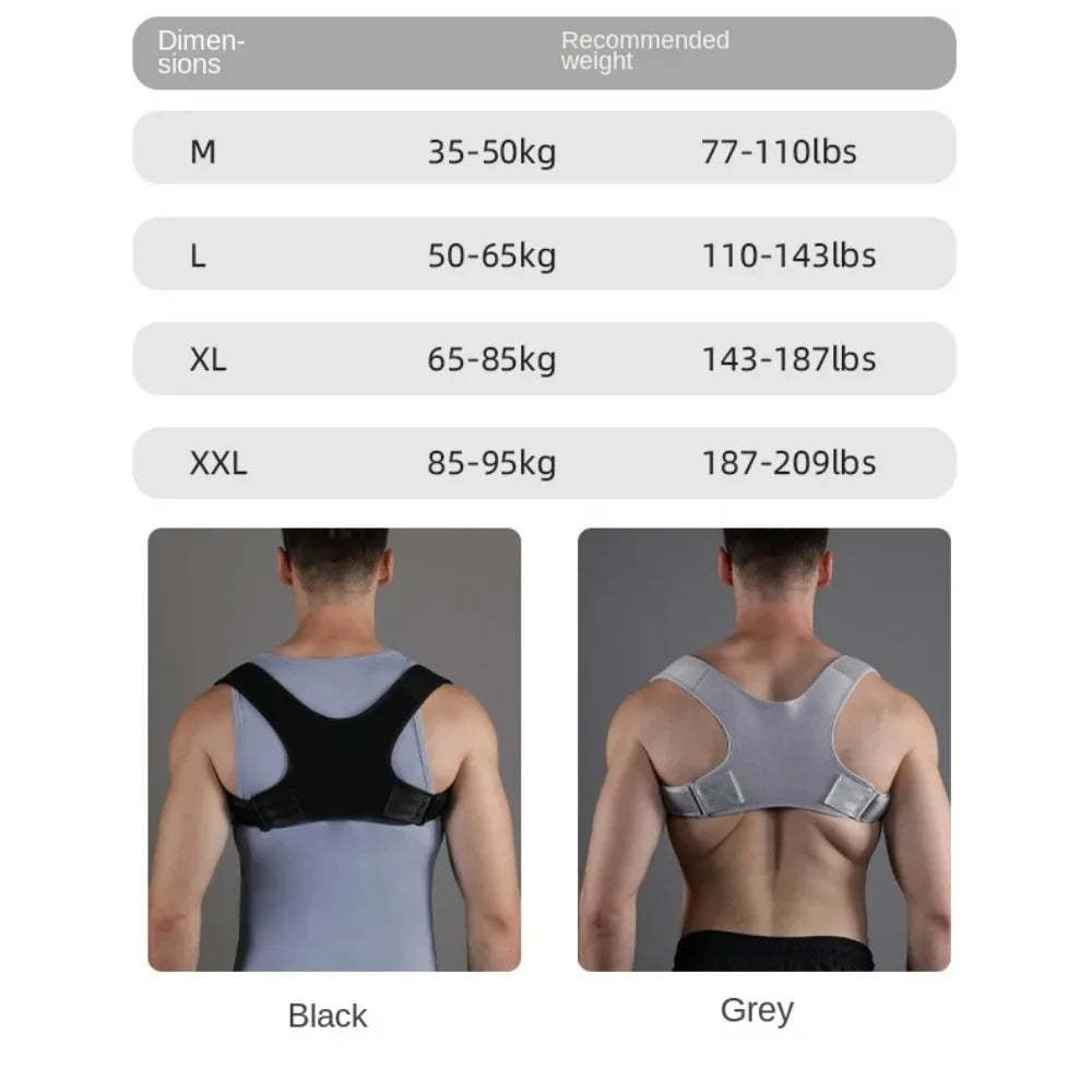 Back Posture Corrector Adjustable Medical Brace Shoulder Support Corrector Prevention Humpback Back Health Care