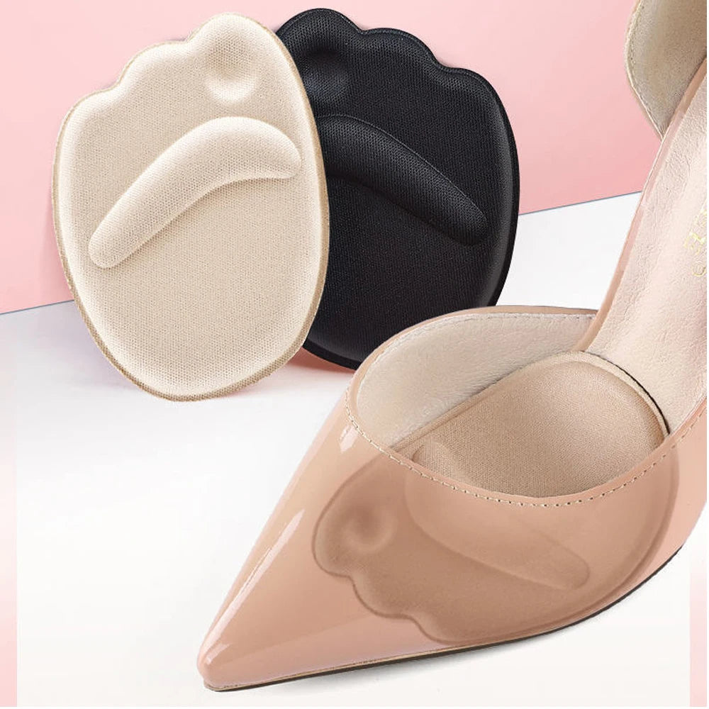 Forefoot Insert Cushion Pads for Women Shoes Anti slip Silicone Foot Pain Relief Pads for High Heels Sandals Gel Shoe Insoles