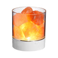 LED Rock Crystal Lamp Essential Oil Diffuser 7 Colors LED Crystal Salt Stone Night Light Home Office Bedroom Desktop Decoration