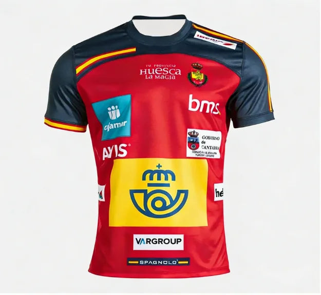 2026 Men Kids Clothes Team Male Top Away Spanish Royal Breathable Train Sportswear Home T Shirt Away Tee Handball Jersey Gift