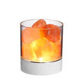 Unique Crafts Natural Crystal Salt Lamp USB Powered 7 Color Lights Table Lava Lamp Eye Protection LED Table Light Christmas