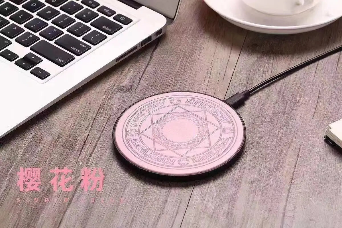 Fast Charging 10W Multifunction Rapid Charger Creative Magic Array Wireless Charger Mobile Phone Universal Emittin Light