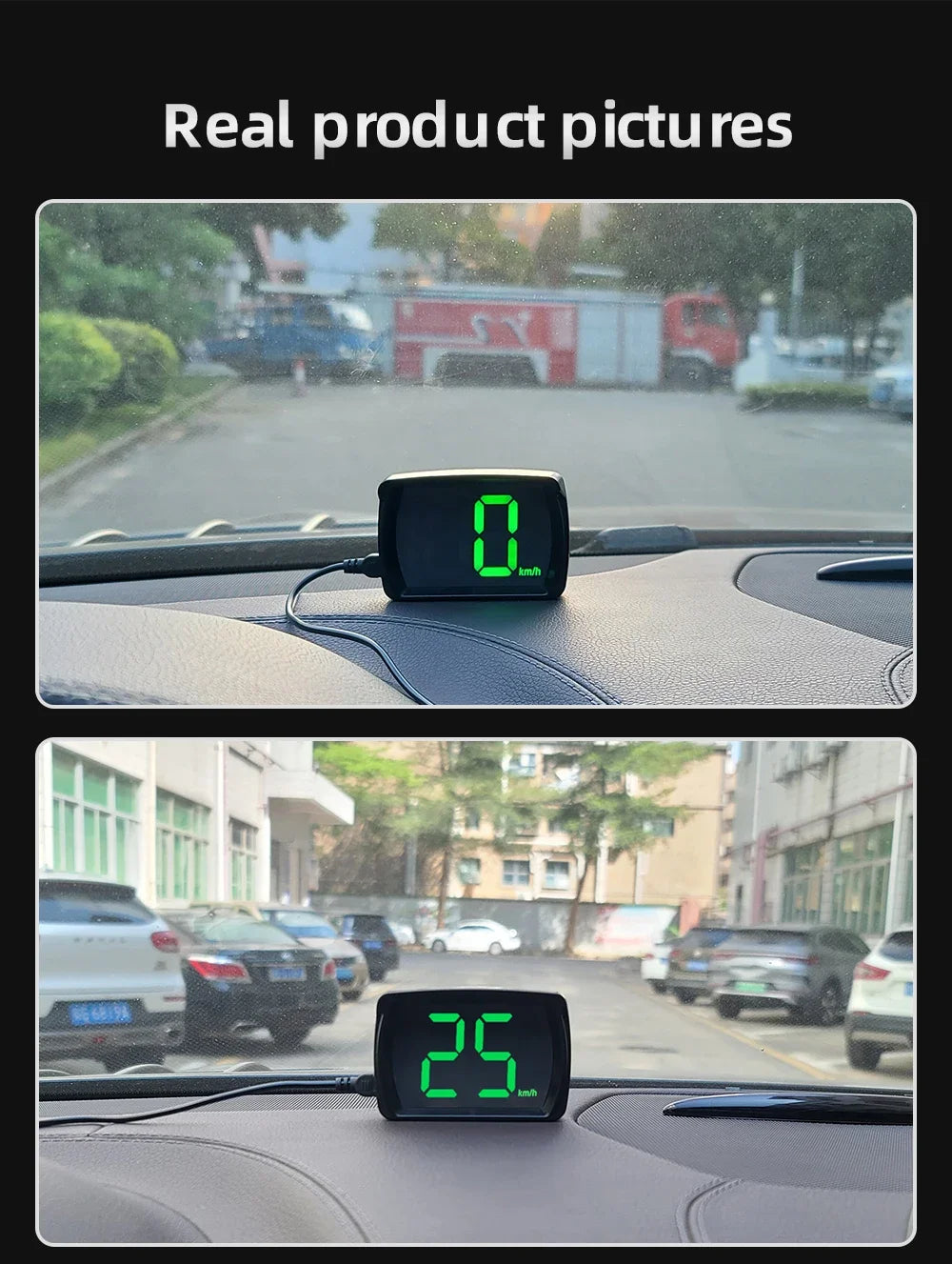 New M22 Car GPS Head Up Display Speed RPM KMH MPH HUD GPS Speedometer Projector Screen Dashboard with Odometer Overspeed Alarm